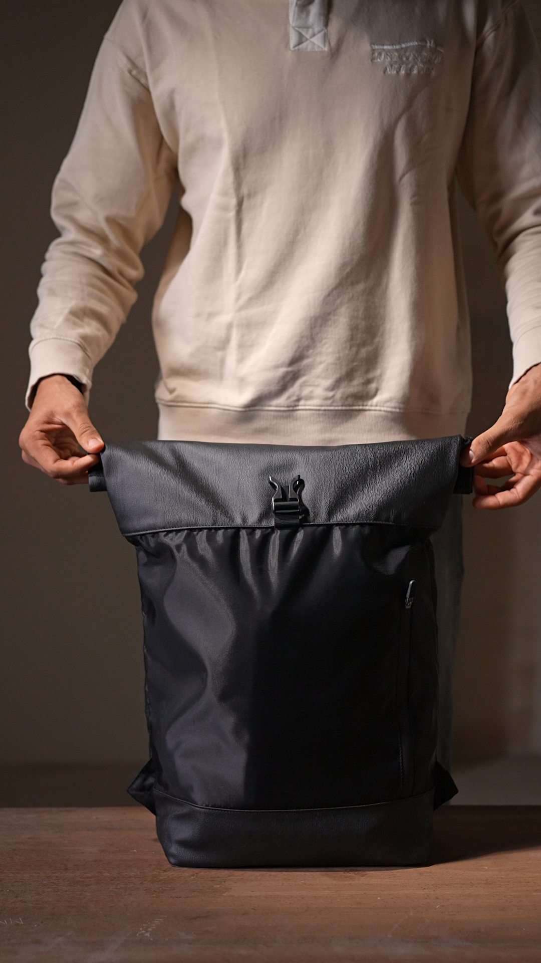 Buckle C Roll Top Backpack