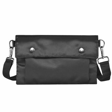 Jet Black Cross Body Bag