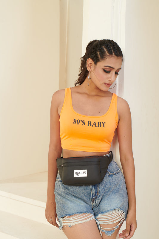 Pu Fabric Waist Bag