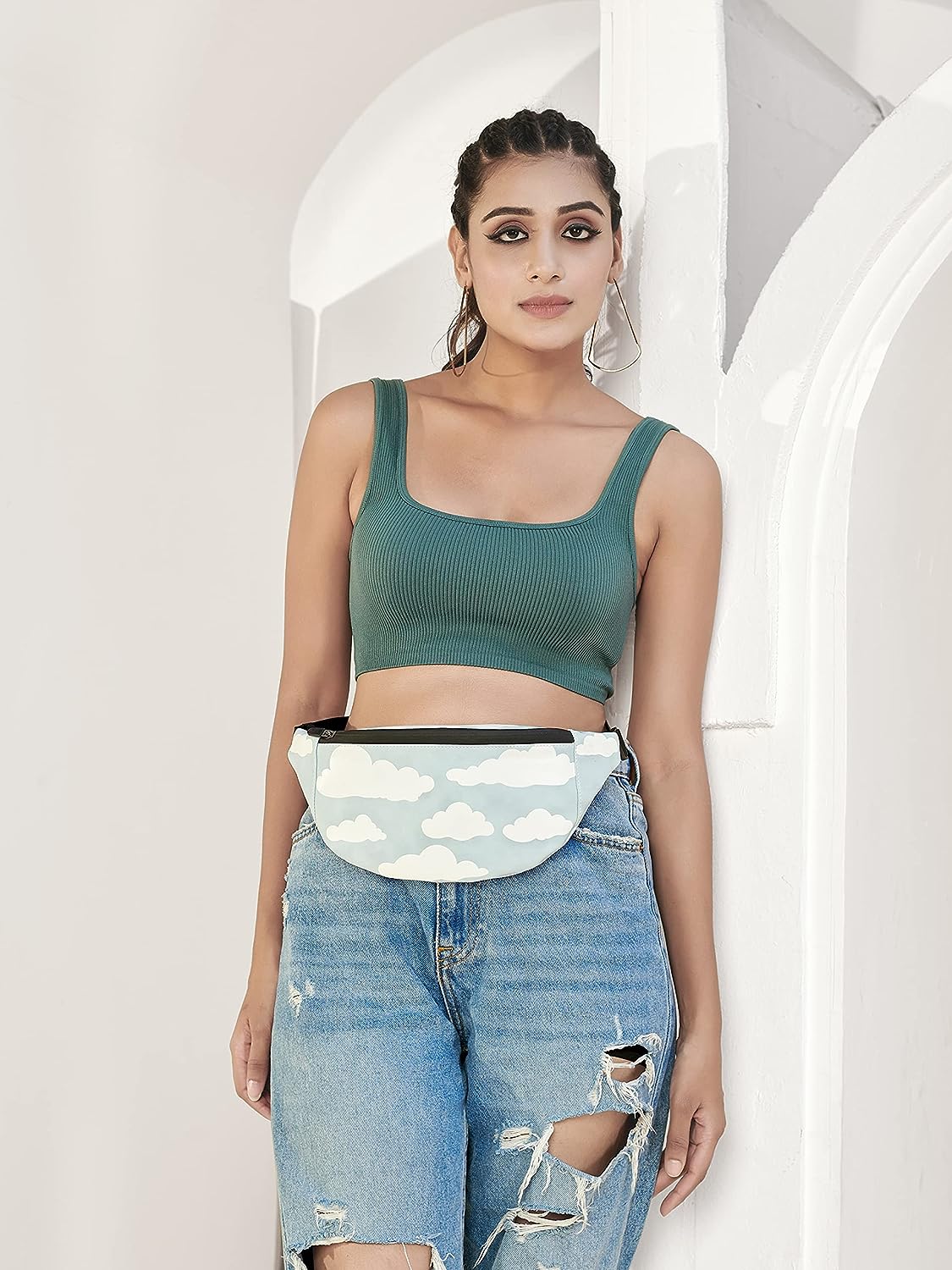 Most Wanted Printed Leather Waist Bag