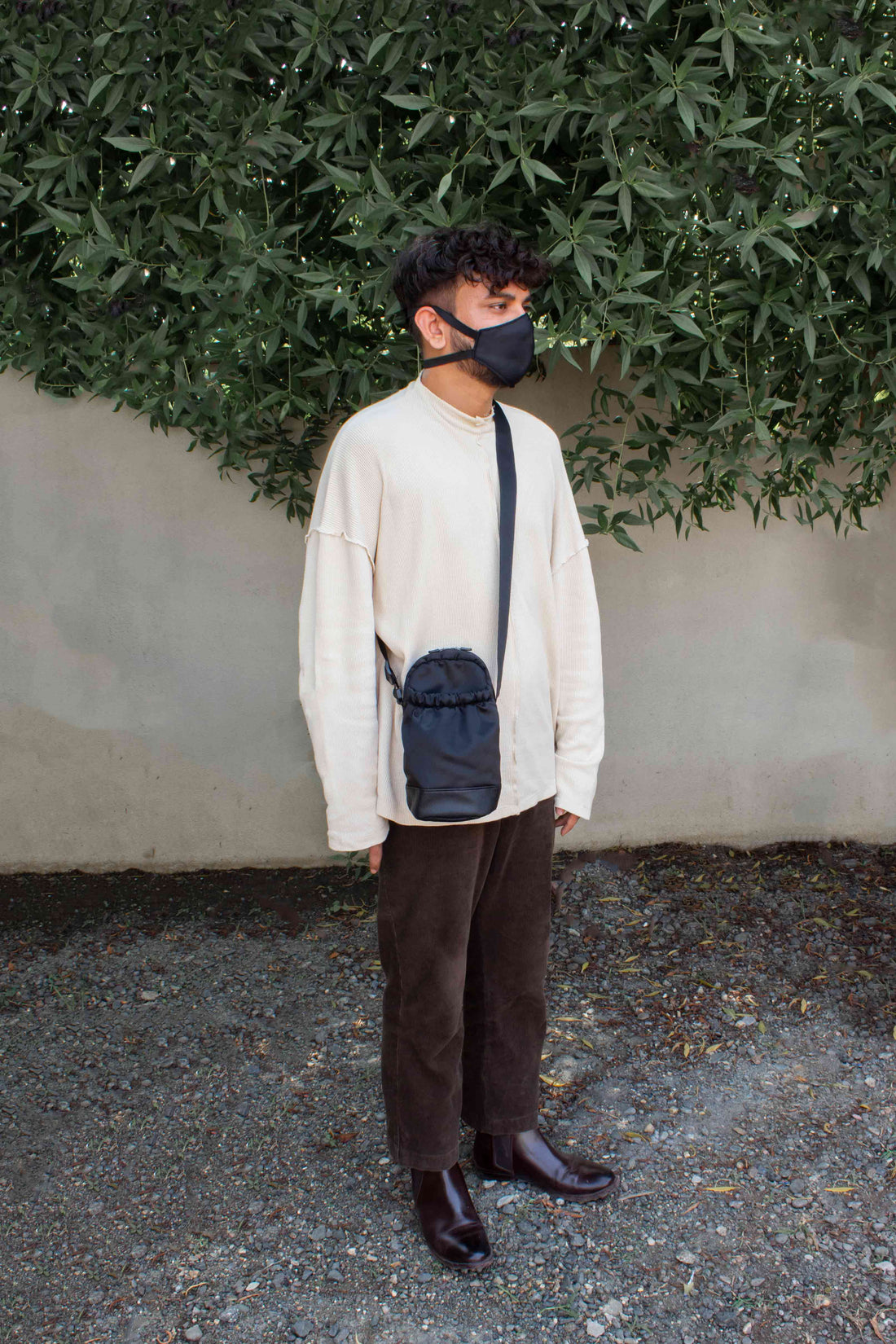 Jet Black Water Bottle Bag